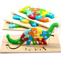 montessori wooden toddler puzzles for kids montessori toys for toddlers 2 3 4 years old wooden puzzle for toddler dinosaur toy