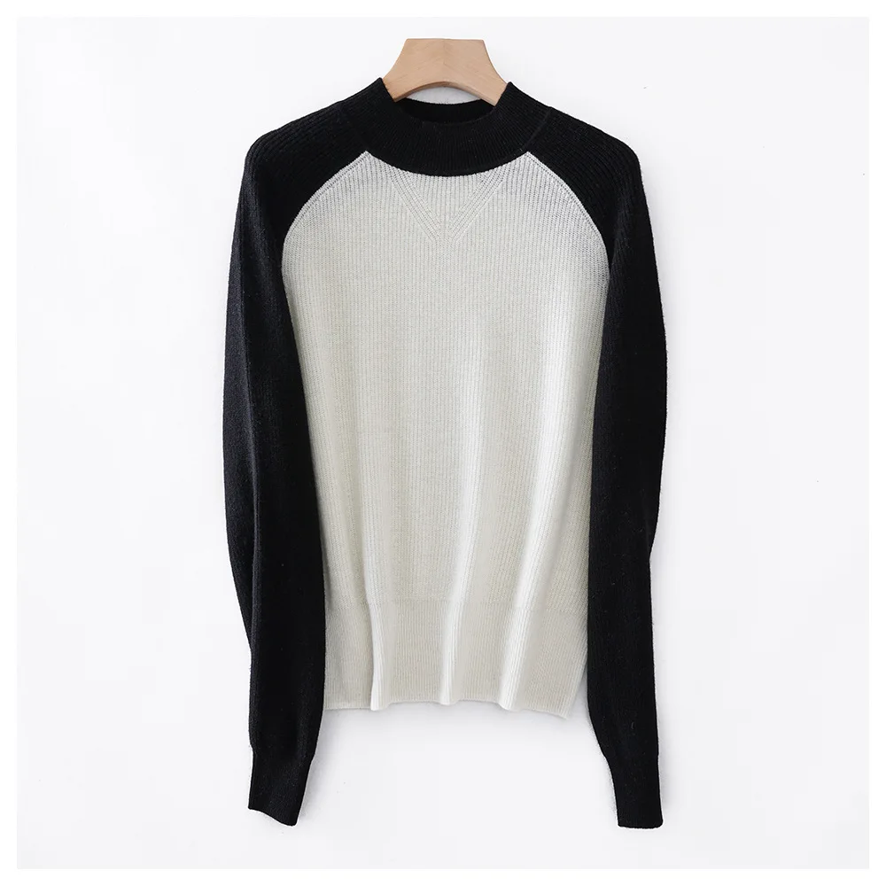 

Пуловер с круглым вырезом, новинка 2022, зимний черный свитер для беременных с длинным рукавом