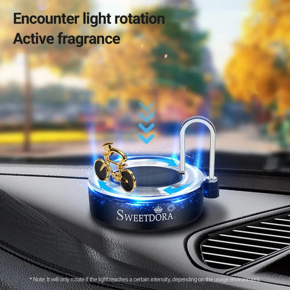 

5ml Car Aromatherapy Solar Power Eliminate Odor Car Accessories Retro Gramophone Record Car Perfume for Car