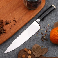 8cr14 blade ebony handle outdoor pocket chef with fruit cleaver edc tool