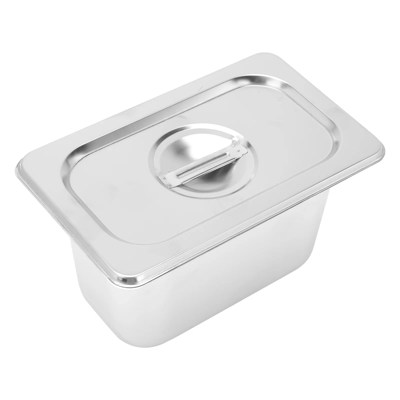 

1Set Square Basin Vegetable Case Fruits Basin Serving Basin for Canteen Hotel Home