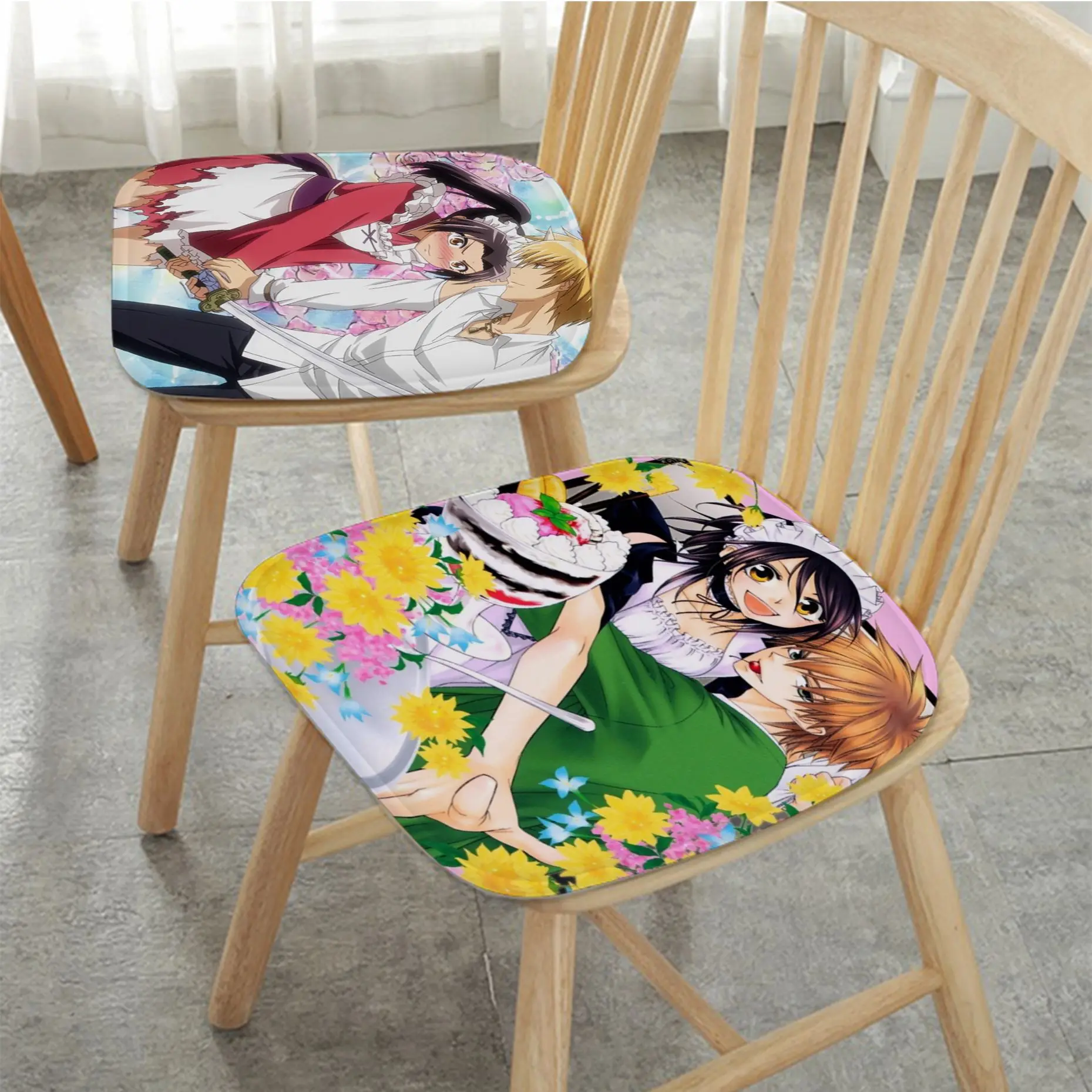 

Anime Maid Sama Round Plush Cushion Home Back Cushion Soft Comfortable 50x50cm Stool Seat Mat