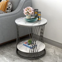 nordic sofa side table light luxury modern minimalist living room home marble small coffee table ins style 2022 new muebles