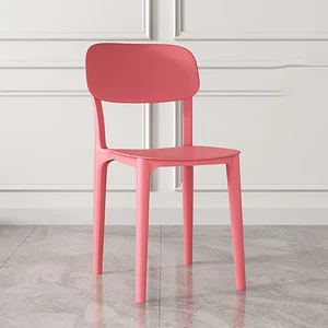 Ergonomic Comfortable Dining Chairs Modern Designer Plastic Dining Chairs Salon Styling Cadeiras De Jantar Nordic Furniture