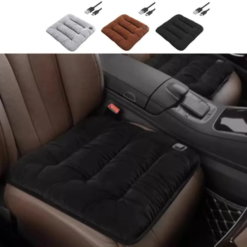 Зимняя графеновая автомобильная подушка с подогревом USB электрическая