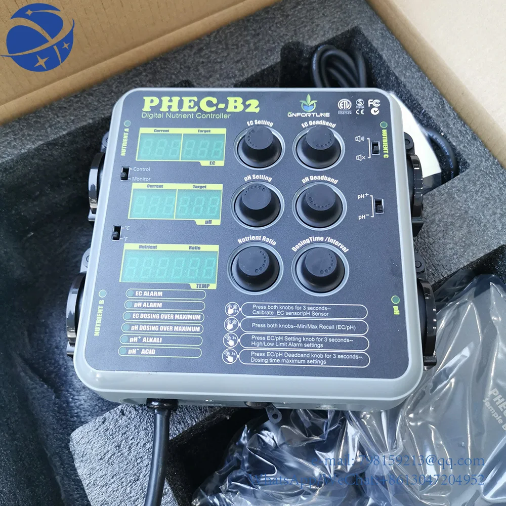 

Greenhouse EC Sensor PH meter Hydroponic Digital Nutrient Controller Hydroponics dosing system