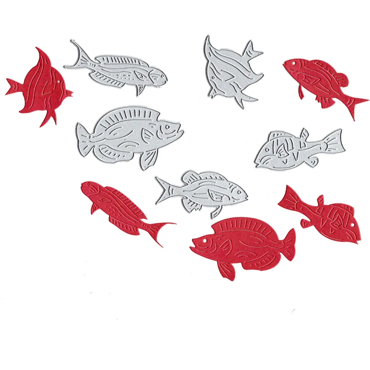 

Fish in the sea Craft металлическая резка штамповка тиснение пресс-форма для скрапбукинга Бумажный шаблон Декор прибытие рыбы украшение