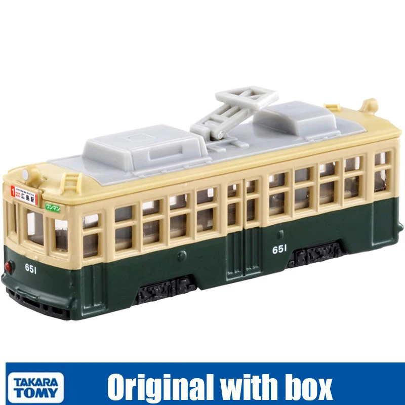 

NO.66 Model 102557 Takara Tomy Tomica Hiroshima Electric Railway Bus Tram Diecast Alloy Car Model Kids Toys Sold By Hehepopo
