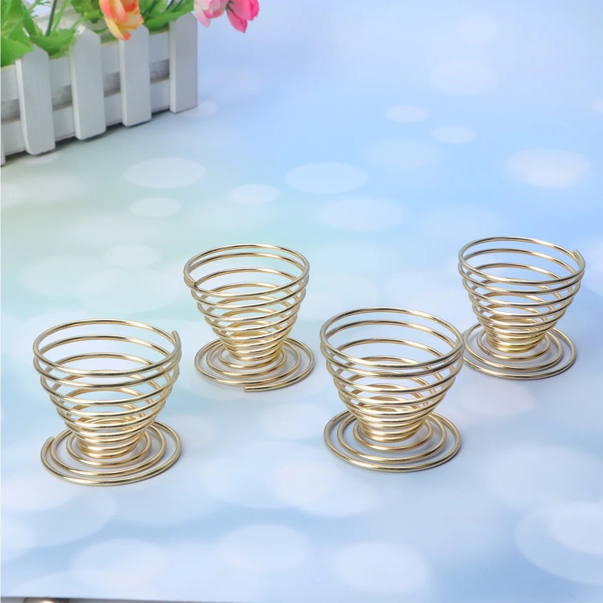 

Egg Holder Boiled Stand Tray Cups Eggs Cup Tabletop Stainless Steel Serving Mini Fridge Containerbeech Bowl Storageholding