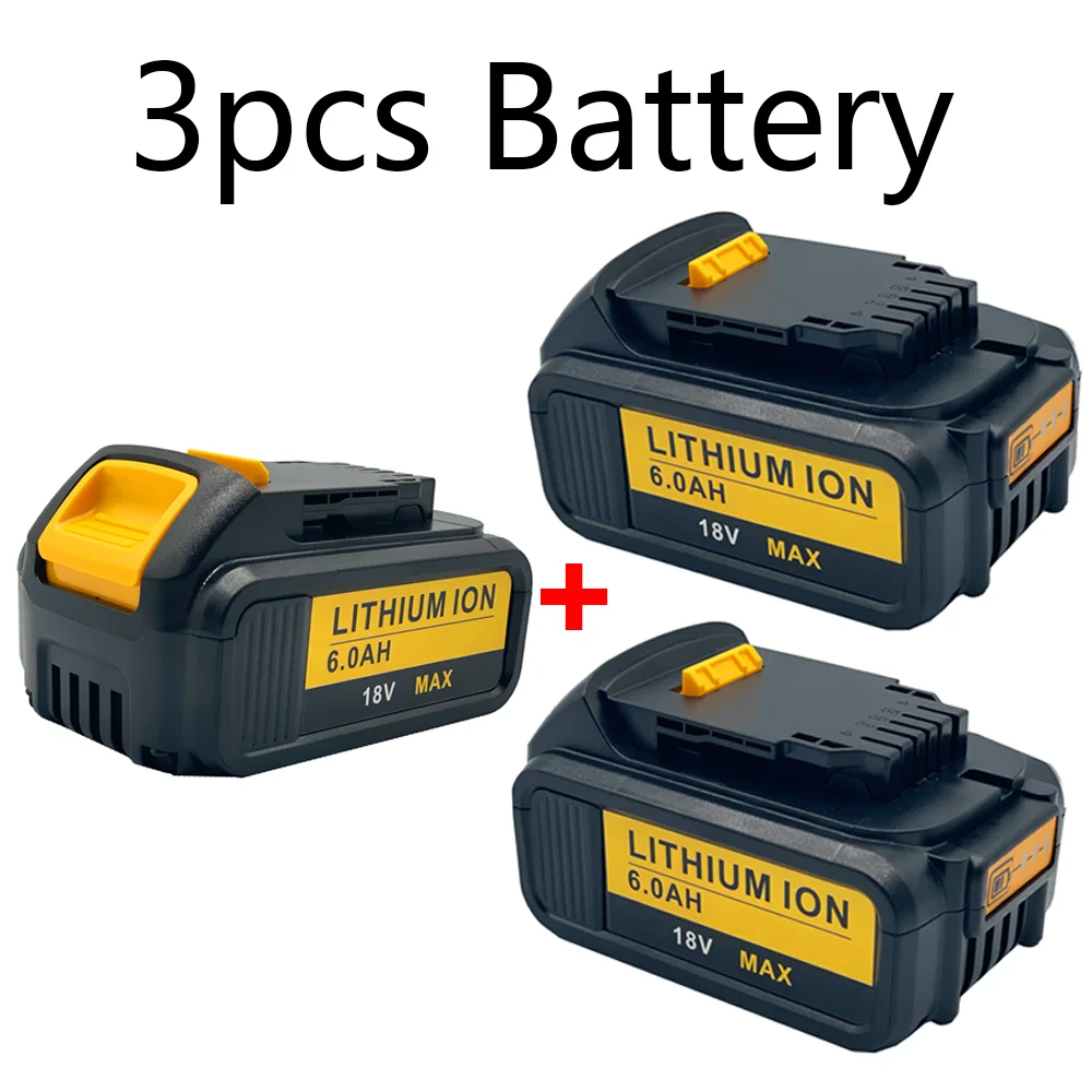 

18V 6000mAh Li-ion Battery DCB180 Rechargeable Battery For DEWALT DCB180,DCB181 XJ DCB200,DCB201,DCB201-2,DCB204,DCB20