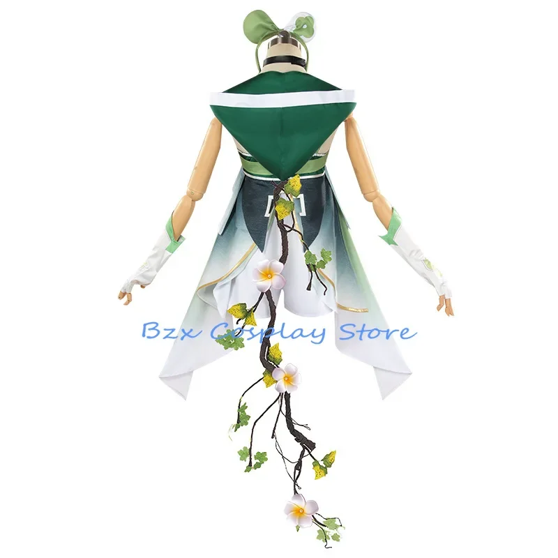 Verina Косплей Игра Wuthering Waves Костюм Парик Длинное Платье Опора Хвост Набор Аниме