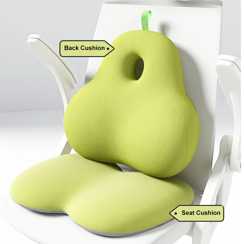 

Пуренлатексная Подушка для спины с эффектом памяти, облегчающая боль копцикс, кресло для сидения, диван, Ортопедическая подушка, рельеф хвостовой кости, Sciatica