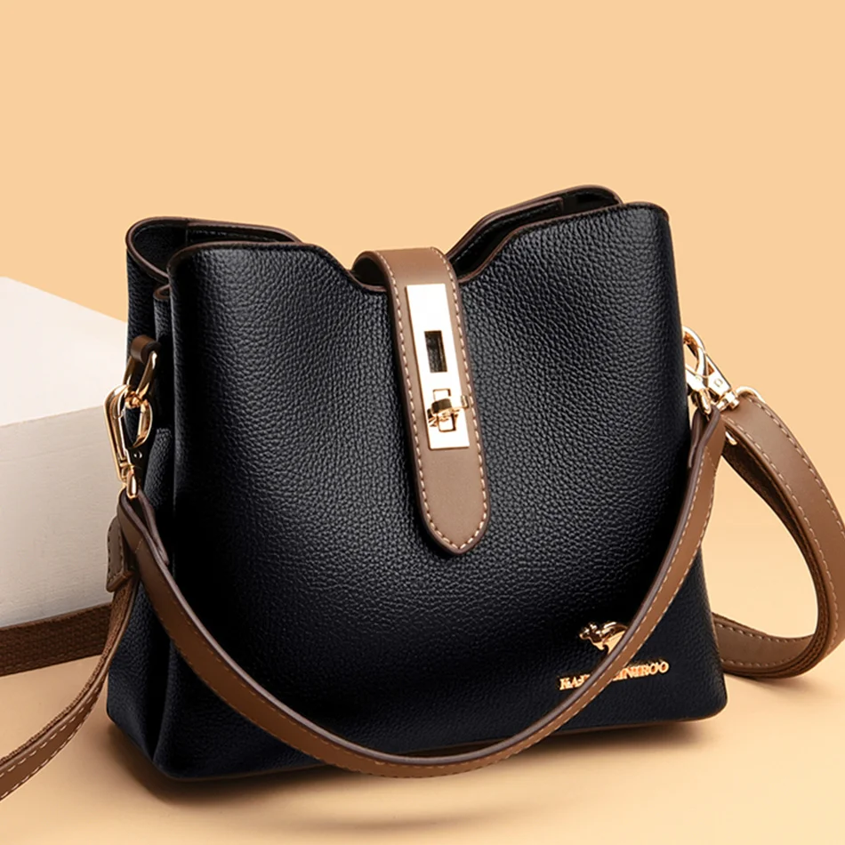 

Вместительные сумки на плечо для женщин 2023, трендовые высококачественные кожаные сумки-мессенджеры, сумка-тоут, роскошные дизайнерские сумки