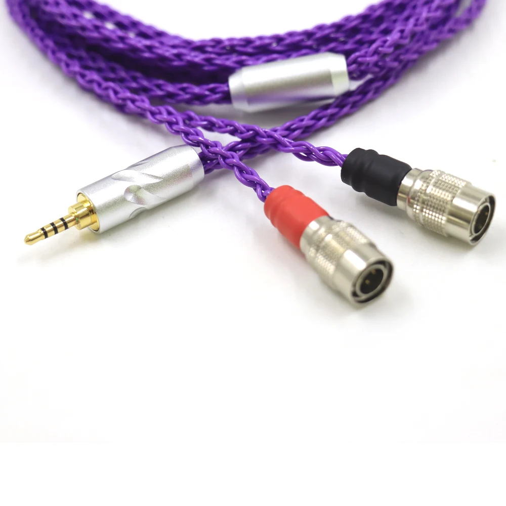 Обновление кабелей посеребренных наушников для Dan Clark Audio Mr Speakers Ether Alpha Dog Prime