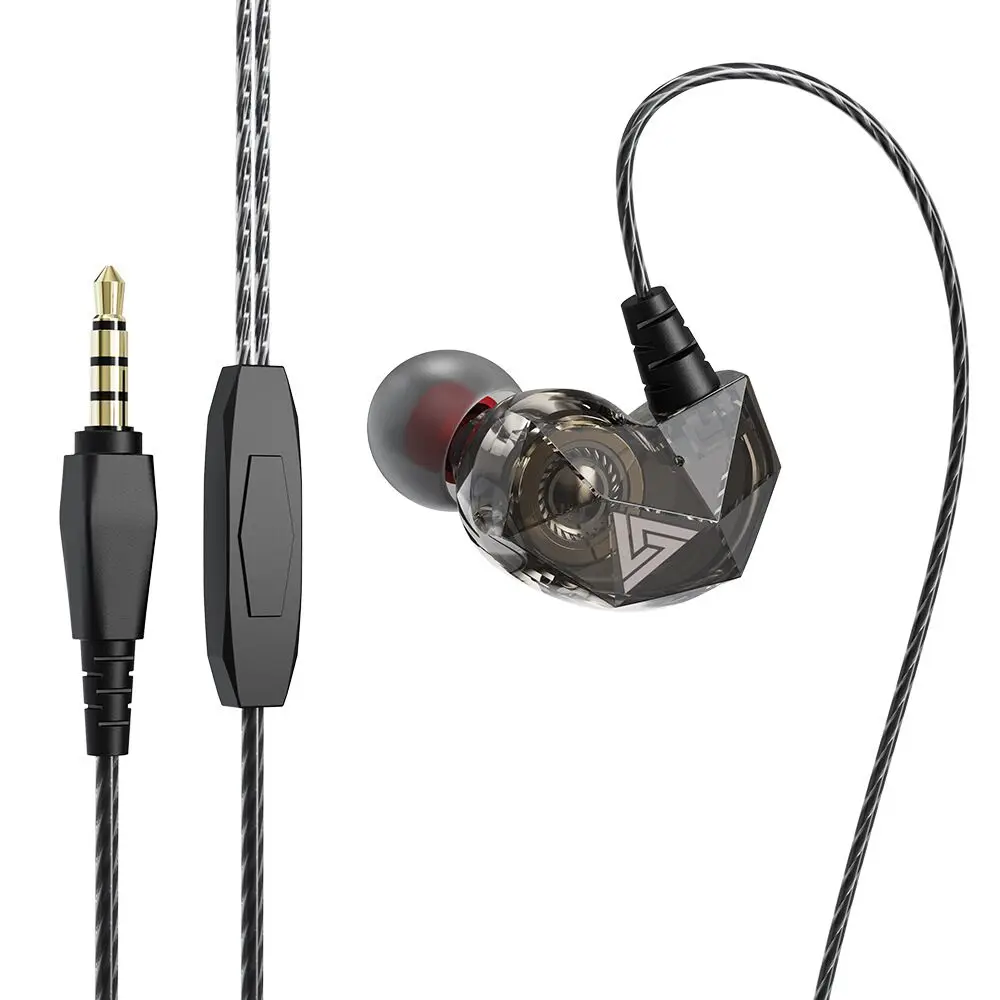 

QKZ 3.5MM AUX in Ear Copper Driver HiFi Wired Earphone Sport Running Bass Stereo Headset Music Earbuds For Samsung iPhone Xiaomi