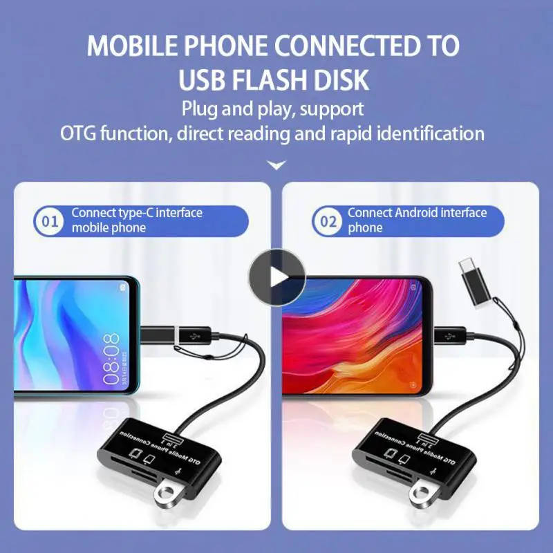 

Computer Accessories Card Reader Universal Type-c Docking Station Multi-function Type-c Otg Expansion With Sd / Tf Card Reader