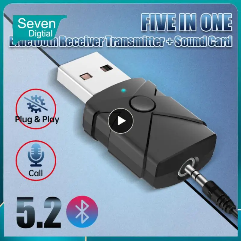 

For Speaker Headset Car Wireless Removable Home Computer Desktop Adapter Multi-function Dual Function Call Support