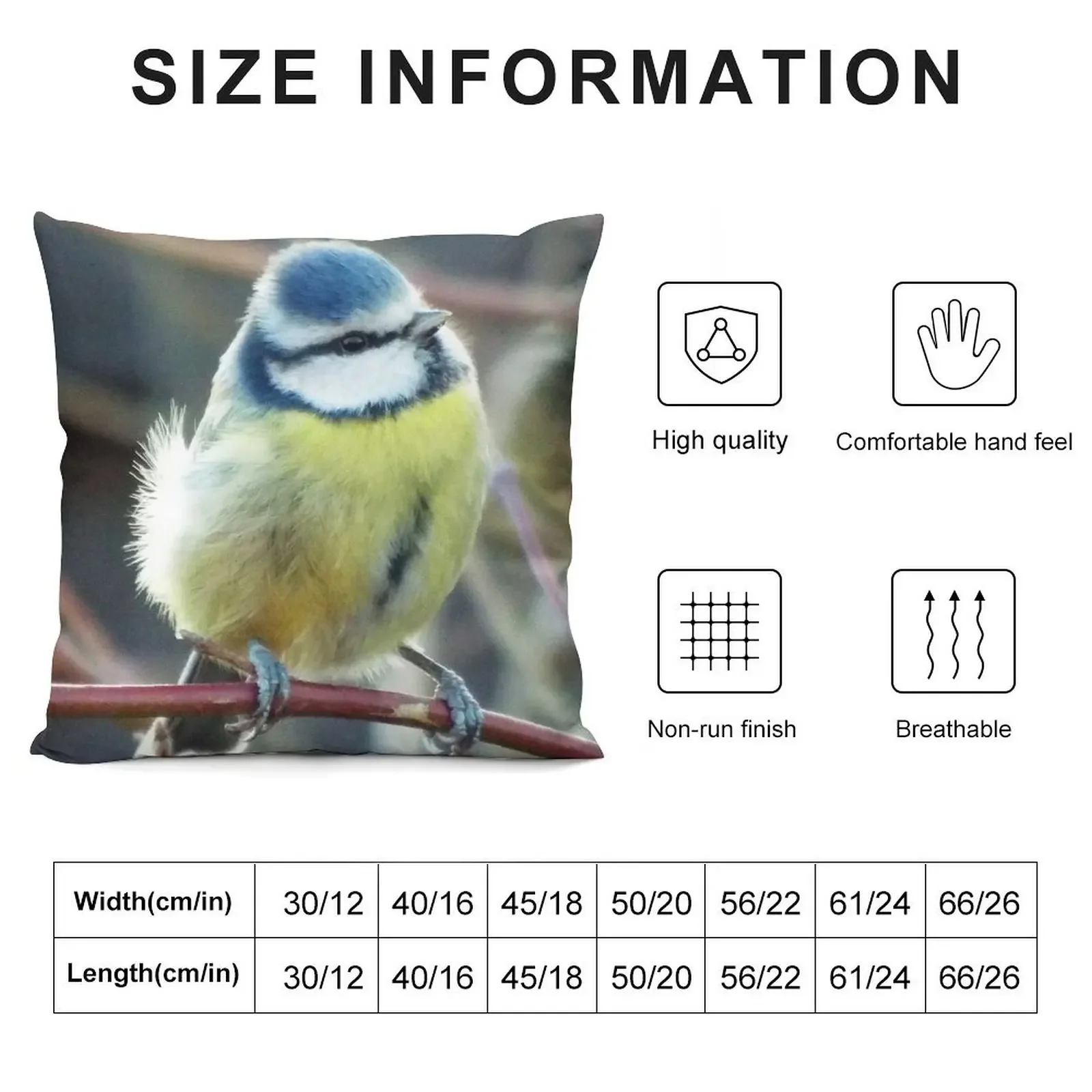 Красивые синие титаны самые милые любители птиц и мечты декоративная подушка