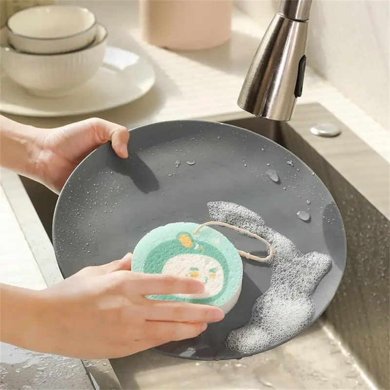 

Rich Foam Dish Towel Wipe The Kitchen 2 Mm Eraser Water Uptake Compressible Dishcloth Sponge Eraser Oil-free Pot Brush