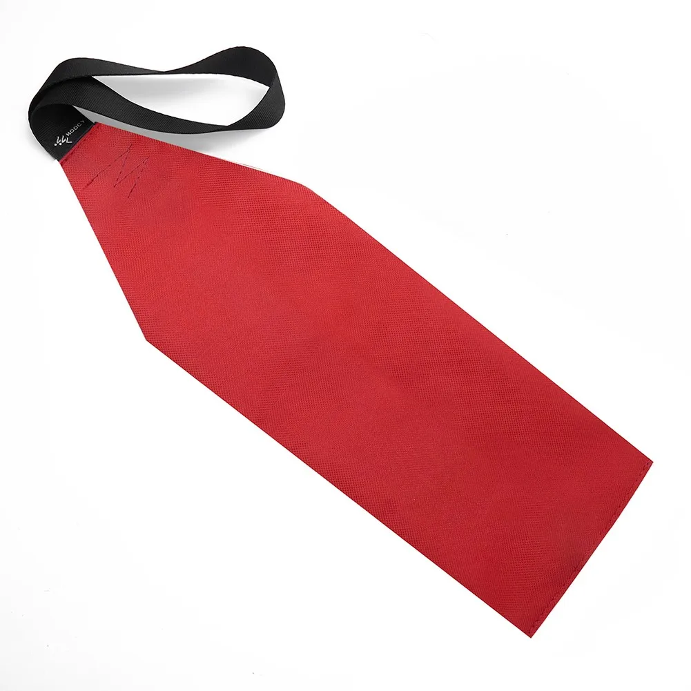 

1 шт. 13X35 см ПВХ каяк/саппер, дорожный буксировочный флаг, хорошо Видимый прочный красный безопасный флаг со шнурком для каякинга и лямки