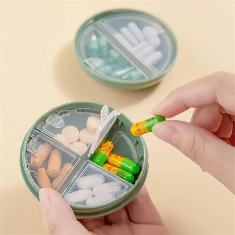 

Portable Drug Sub-packaging Box Lightweight Practical Sealed Cartridge Pp Compartment Pill Box Storage Box Moisture Proof Mini