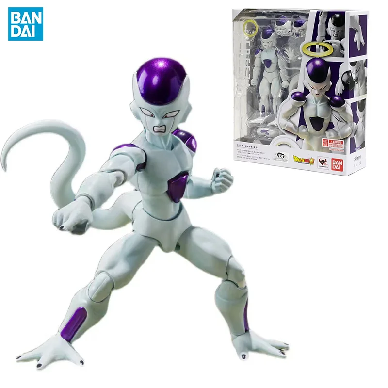 

100% Original Bandai S.H. Figuarts SHF Frieza Final Form Fukkatsu Dragon Ball Super In Stock Anime Collection Figures Model