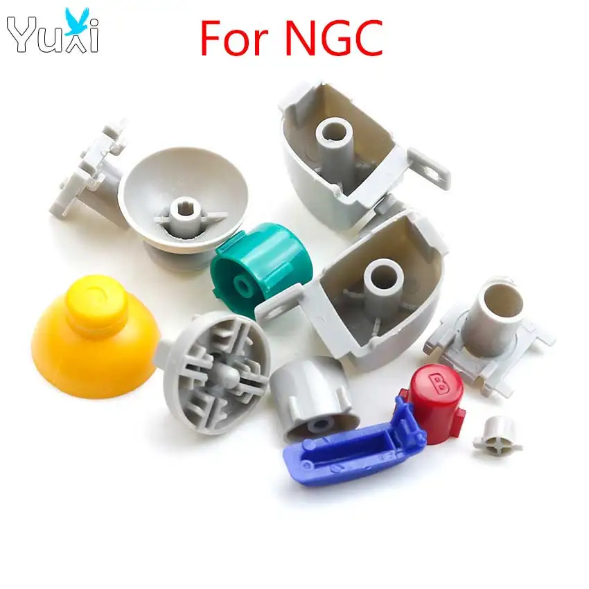 Сменные Кнопки Контроллера YuXi NGC Полный Набор L R Триггерные D-Pad A B X Y Комплект