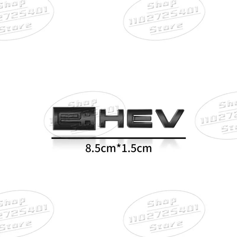 

e: HEV Логотип Эмблема Стайлинг автомобиля Хвостовой бампер Задний багажник Боковое крыло Пластиковая наклейка для Civic Odyssey Accord Hybrid Fit Deco