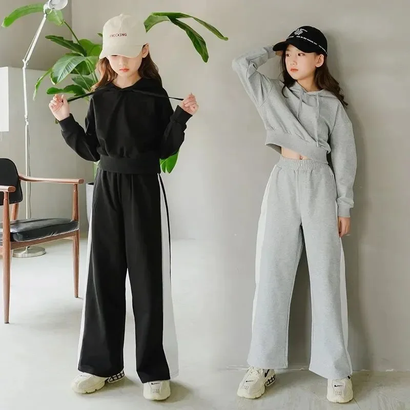 

Spring and Autumn Girls Sweater and Pants 2Pcs Sets College Tracksuit Kids Outfits Children Clothes Set for Girls 3-13Y