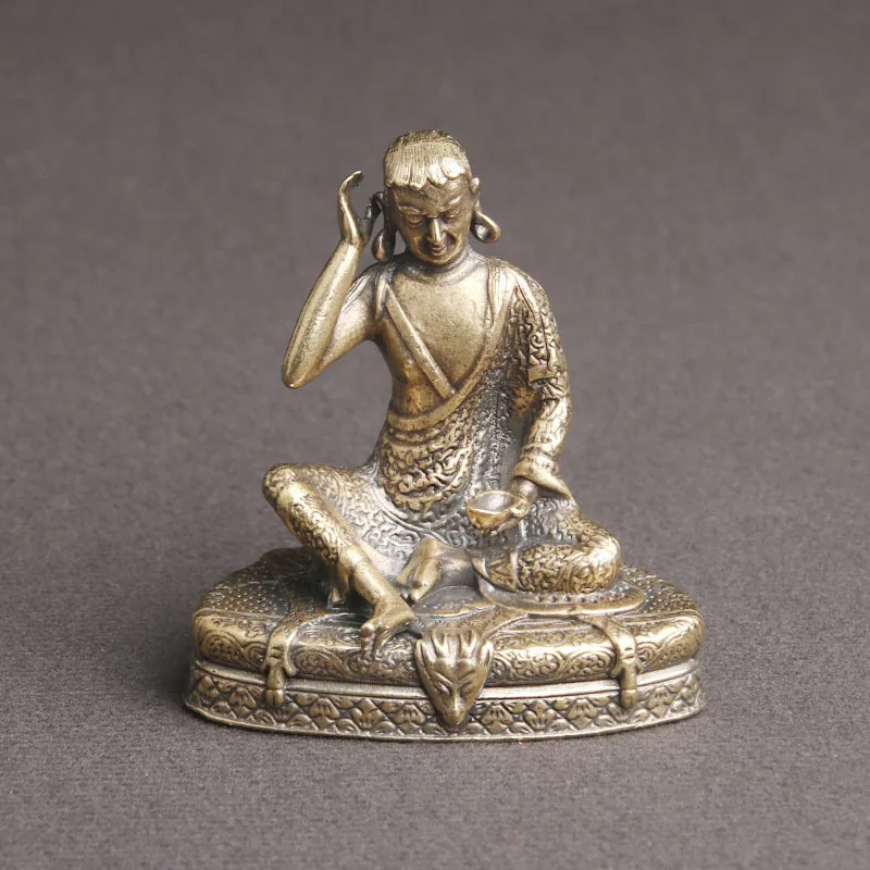 

Латунные фигурки Milarepa, скульптуры, статуэтка для чая, домашних животных, медные коллекционные подарки