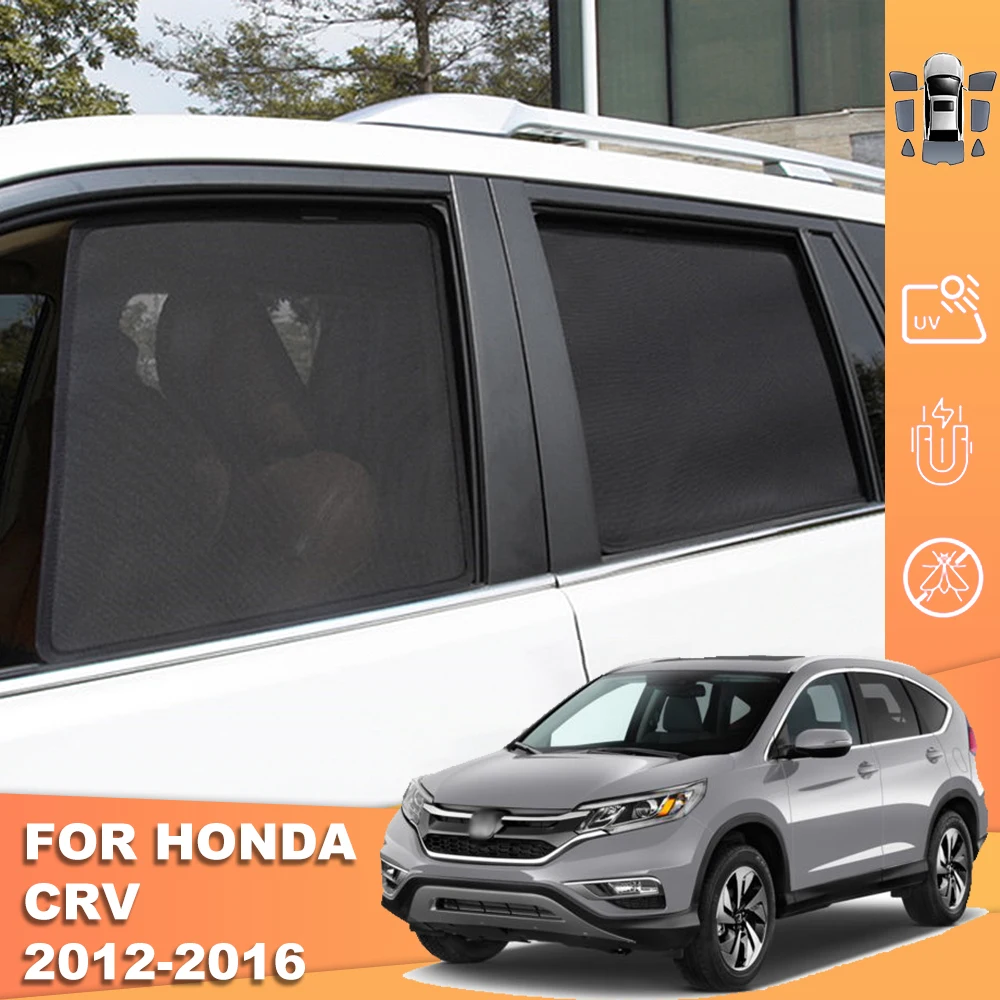 Per Honda CR-V IV CRV 2011-2017 Magnetic Car parasole Shield parabrezza anteriore tenda a rete posteriore Baby Side Window parasole visiera