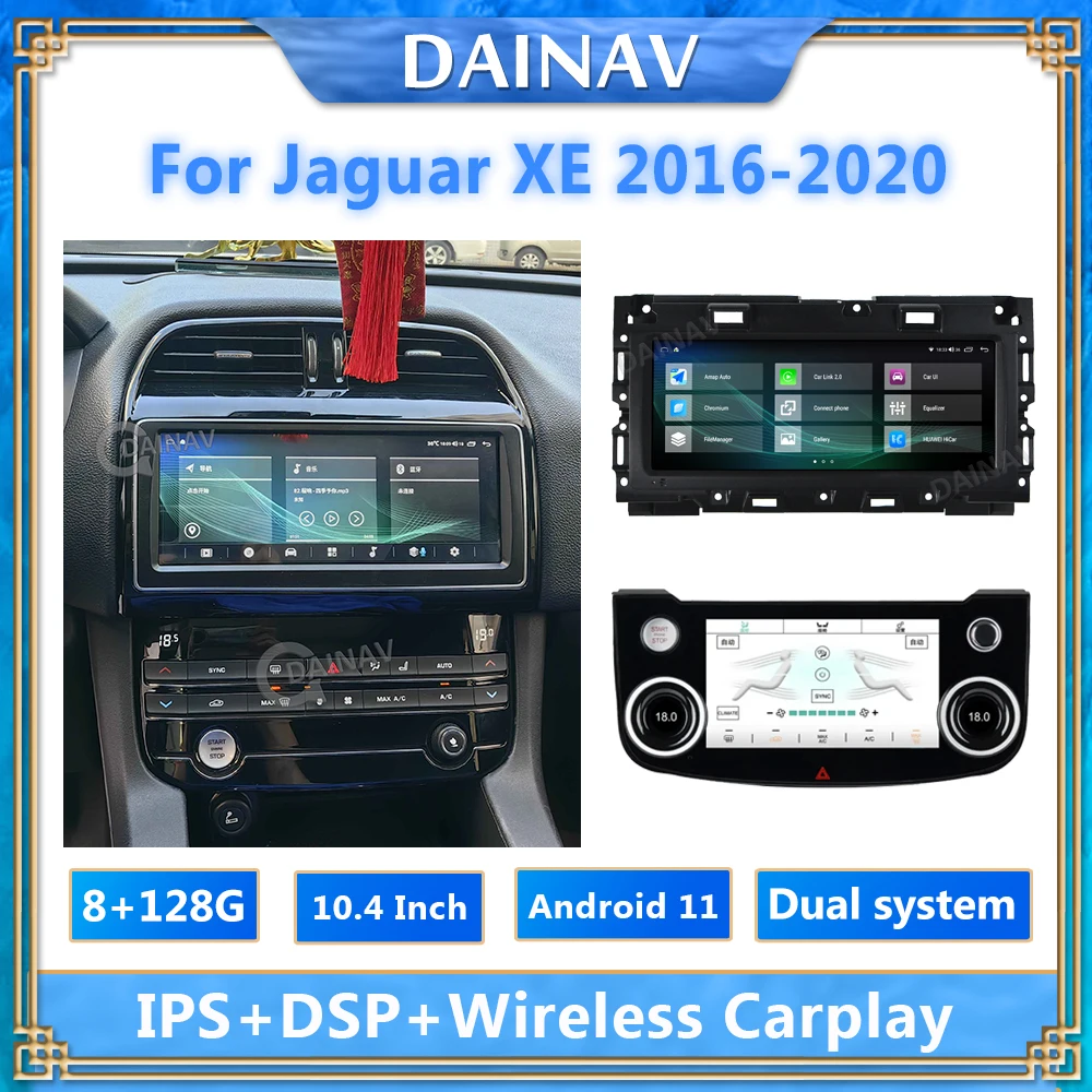 

Автомобильный мультимедийный плеер, 8 + 128 ГБ, Android, для Jaguar XE XEL 2016-2019