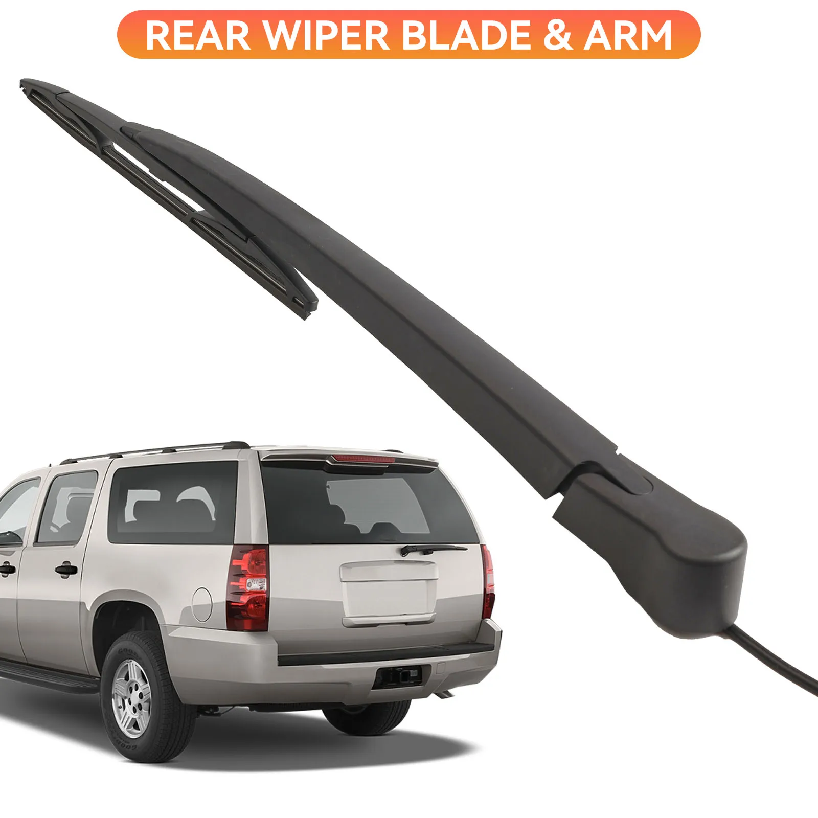 

Комплект щеток и рычагов заднего стеклоочистителя Erick's Wiper 12 дюймов для GMC Yukon XL 1500 2500 2007–2014 Щетка для дождя на лобовое стекло
