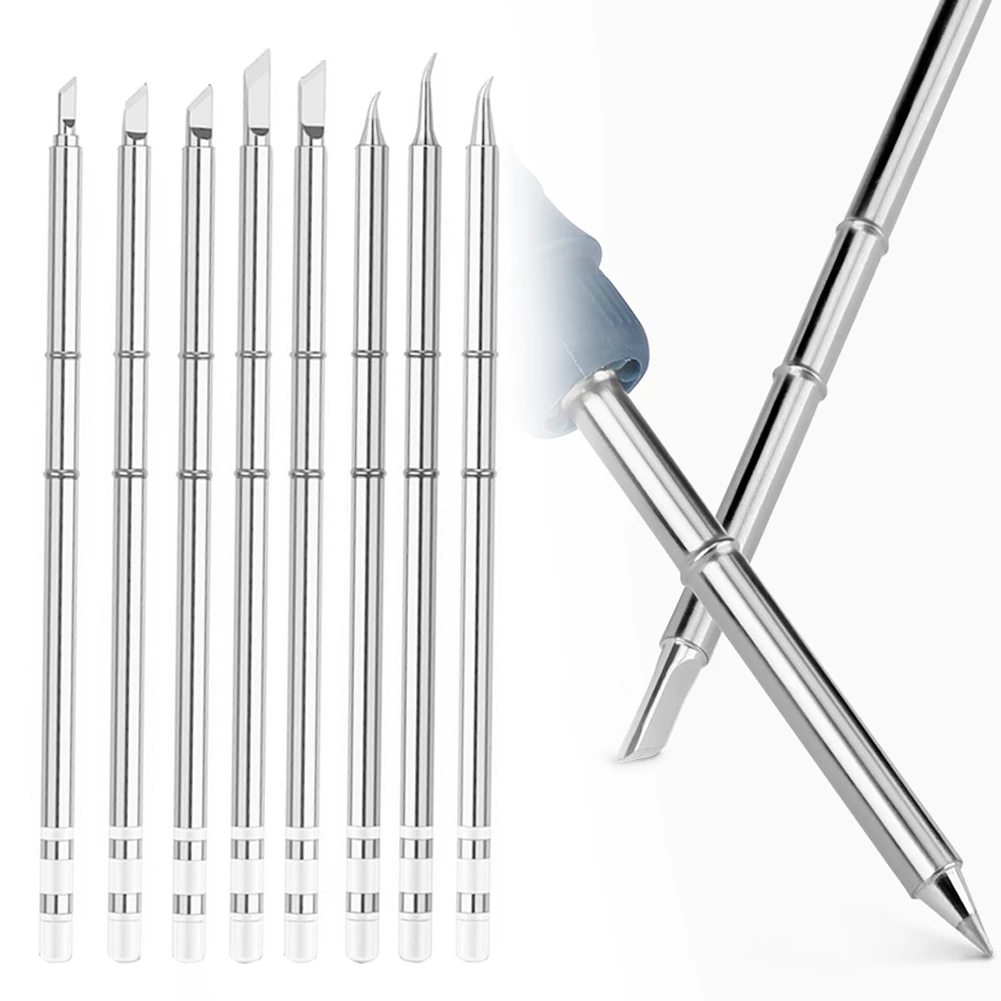 Металлическое паяльное жало T12 паяльная станция белого света