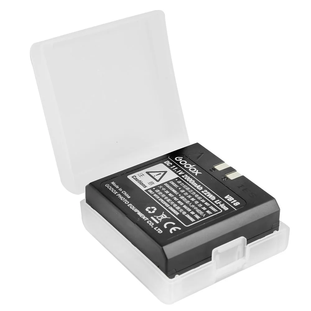 Литий-ионный аккумулятор Godox VB18 DC 11 1 в 2000 мАч 22 Втч для Ving V850 V860C V860N Flash Speedlite