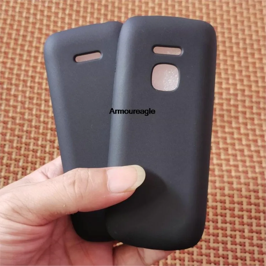 Черный мягкий чехол из ТПУ силиконовый для Nokia 225 215 защитная задняя матовая