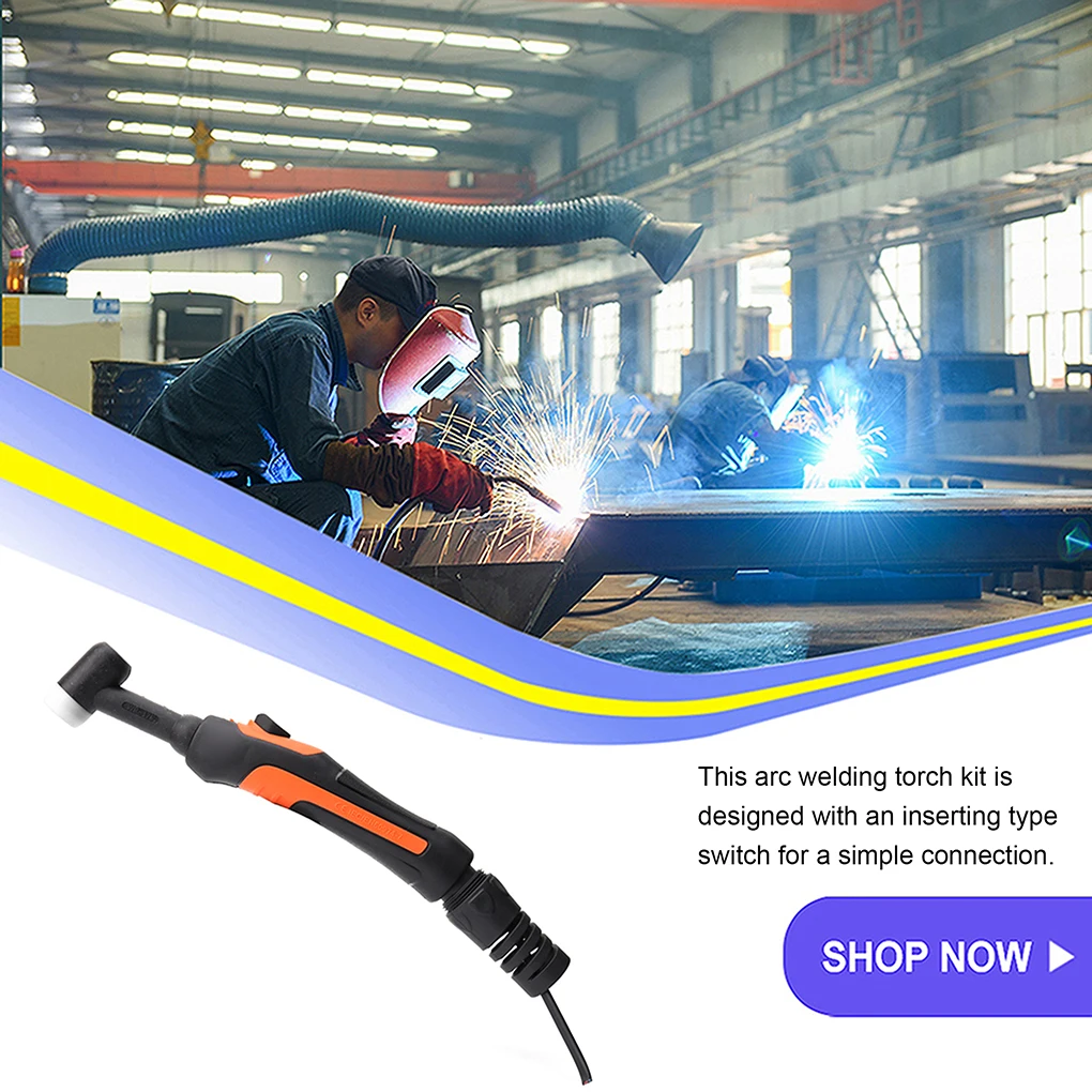 

Welding Torch Electrode Clamp Ceramic Nozzle Set Elecrtrowelding Welder