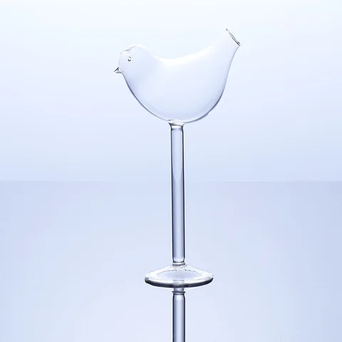 Чаша для коктейля в виде птицы, стеклянная молекулярная чашка для вина, креативный Copo Bar Verre Copa De Vino Doom, милое стекло es
