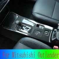 For Mitsubishi Outlander High-quality ABS Chrome Car Interior Accessory Gear Box Water Glass Frame Gear Panel Vehicle Supplies