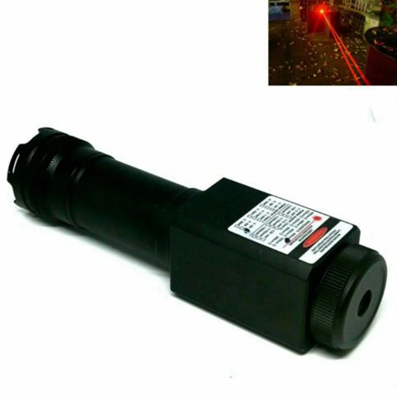 

Waterproof 635nm 638nm 5mw Orange Laser Pointer Torch Focusable Dual Beam Spot Diving