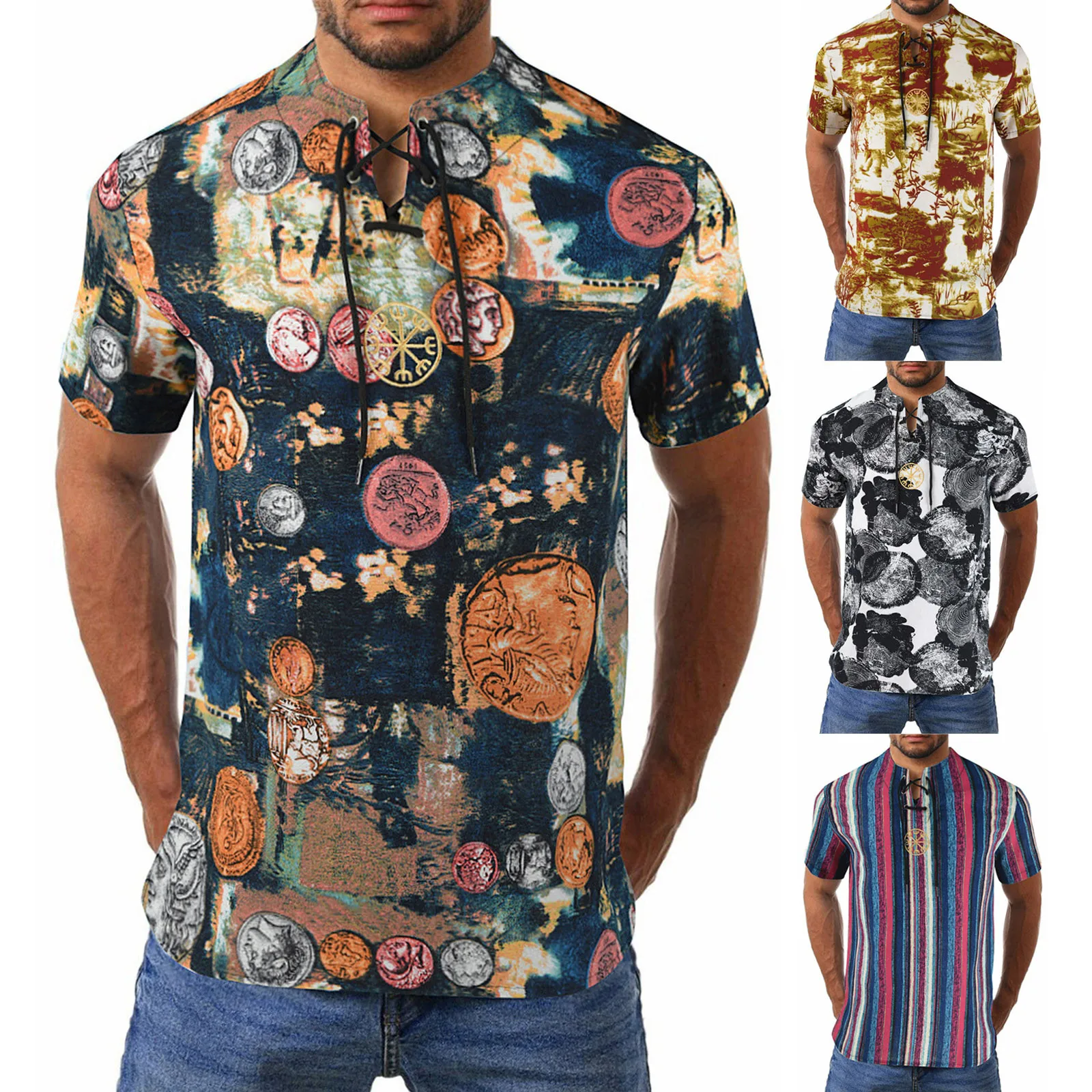 mens short sleeve dress t shirts