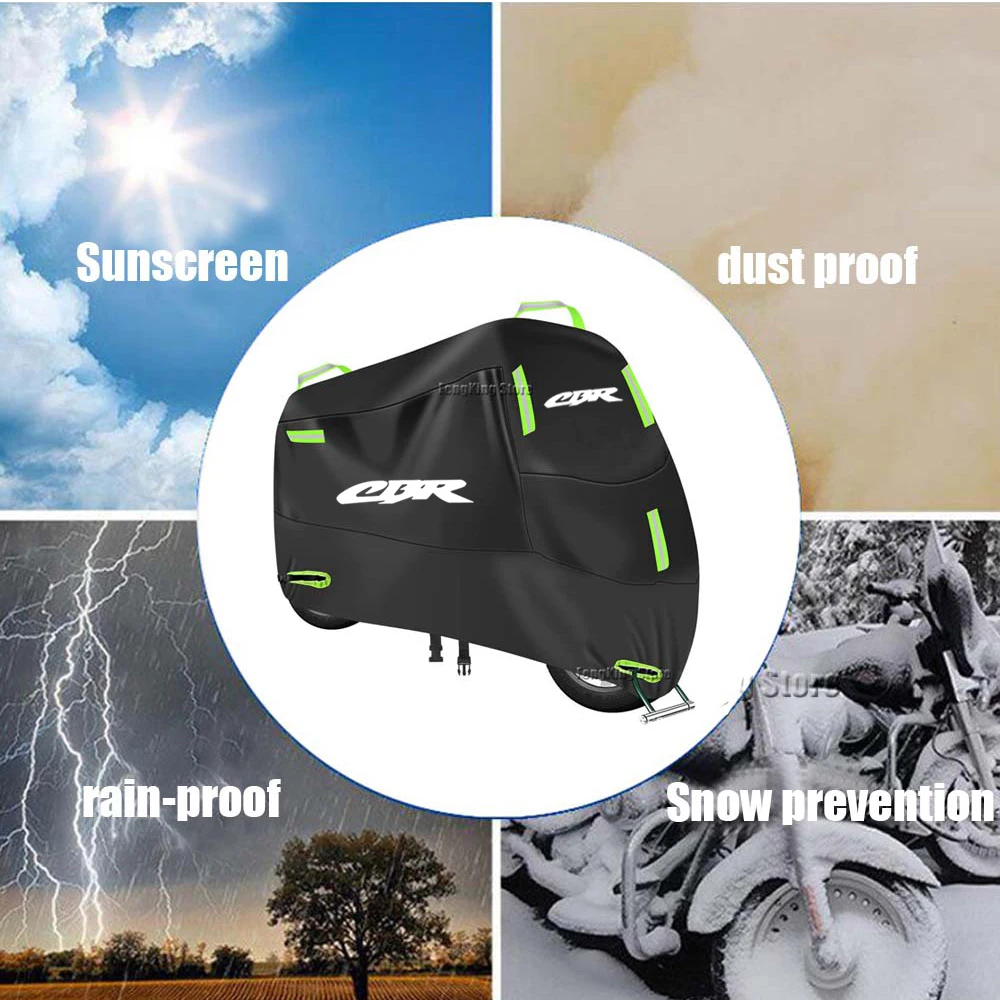 Для Honda CBR 125R 600 650F/R 1100XX 1000F cbr 954 чехол для мотоцикла водонепроницаемый уличный