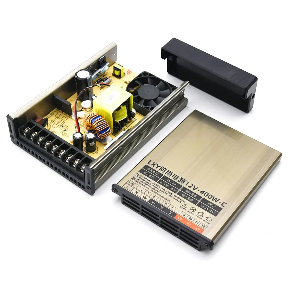 Трансформатор для светодиодного источника питания уличный непромокаемый от 220 В