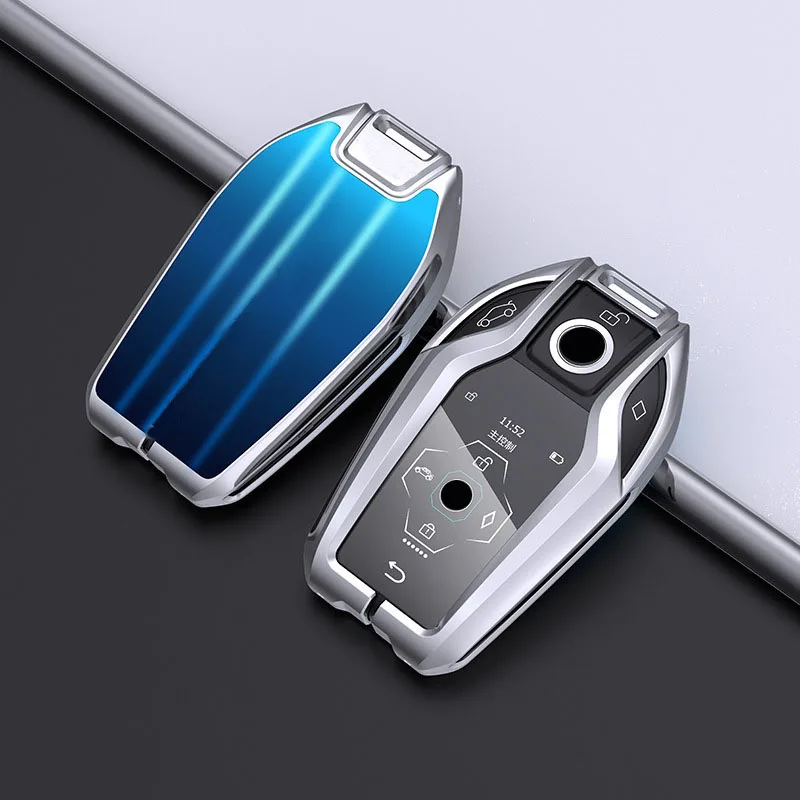 

Galvanized Alloy Car Key Case Cover For BMW 5 7 Series G11 G12 G30 G31 G32 I8 I12 I15 G01 G02 G05 G07 X3 X4 X5 X7 Accessories