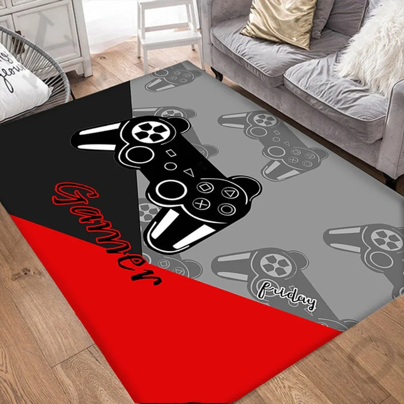

3D Printing Gamer Rugs Entrance Carpet Door Mat Home Carpet Living Room Floor Mat For Children Non-Slip Bathroom Mat Alfombra