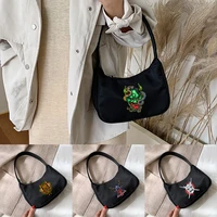 shoulder underarm bags coin purse women%e2%80%98s handbags designer monster print pattern hobo shoulder small pouch totes shopping bag