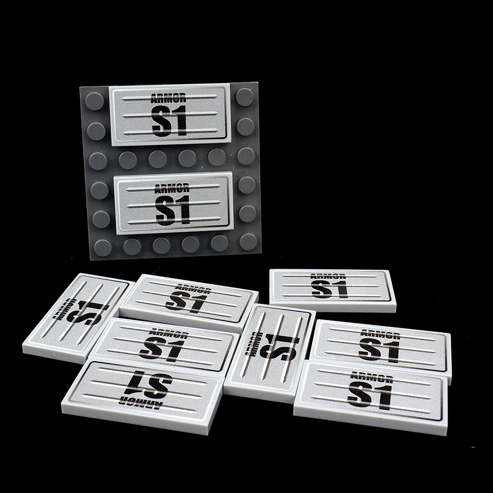 MOC 10 шт. Печатный 87079 бак S1 железная пластина шаблон строительные блоки