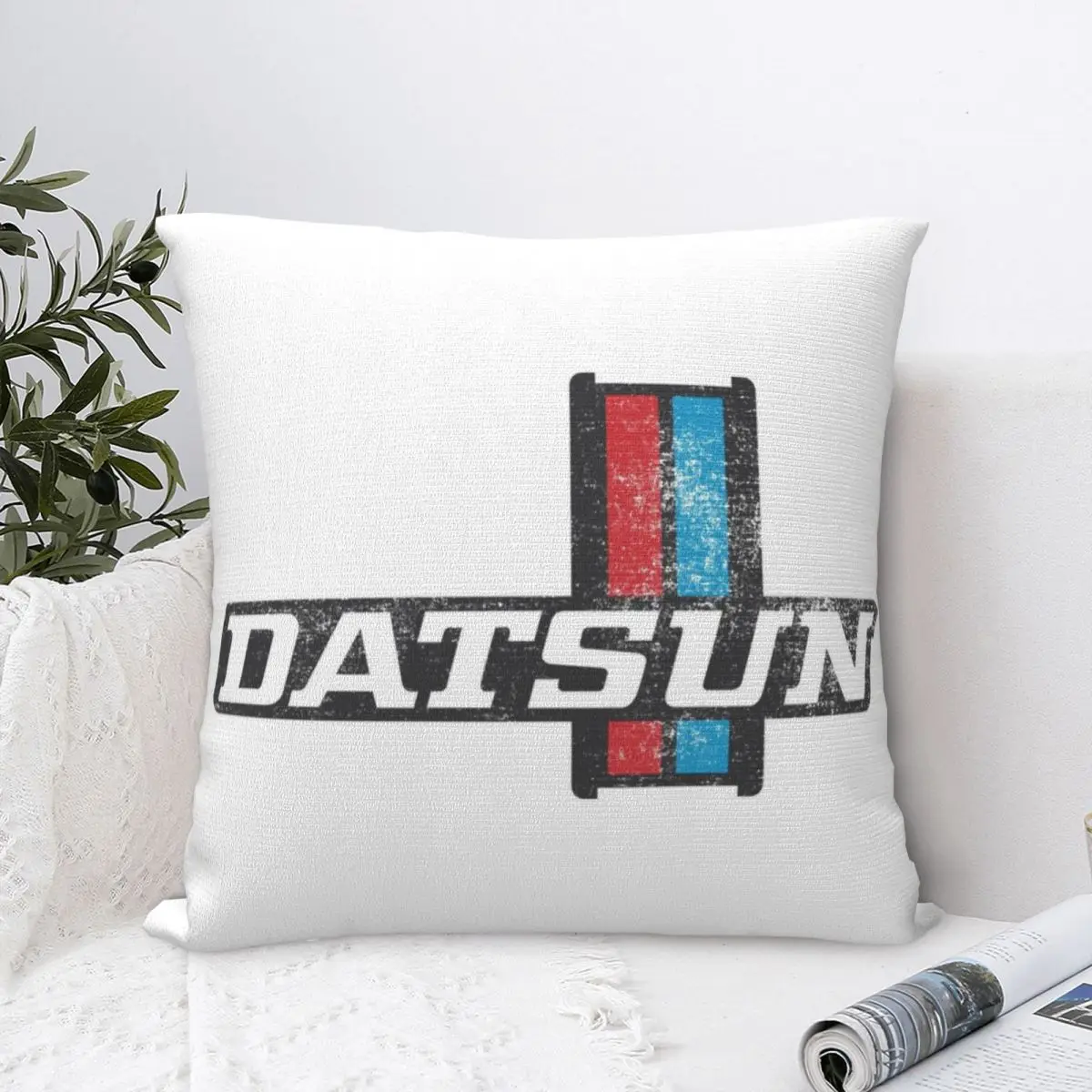 

Datsun Vintage Pillowcase Pillow Case Cushion Cover Home Sofa Car Decorative Throw Pillow Decor Print Cute 45*45cm
