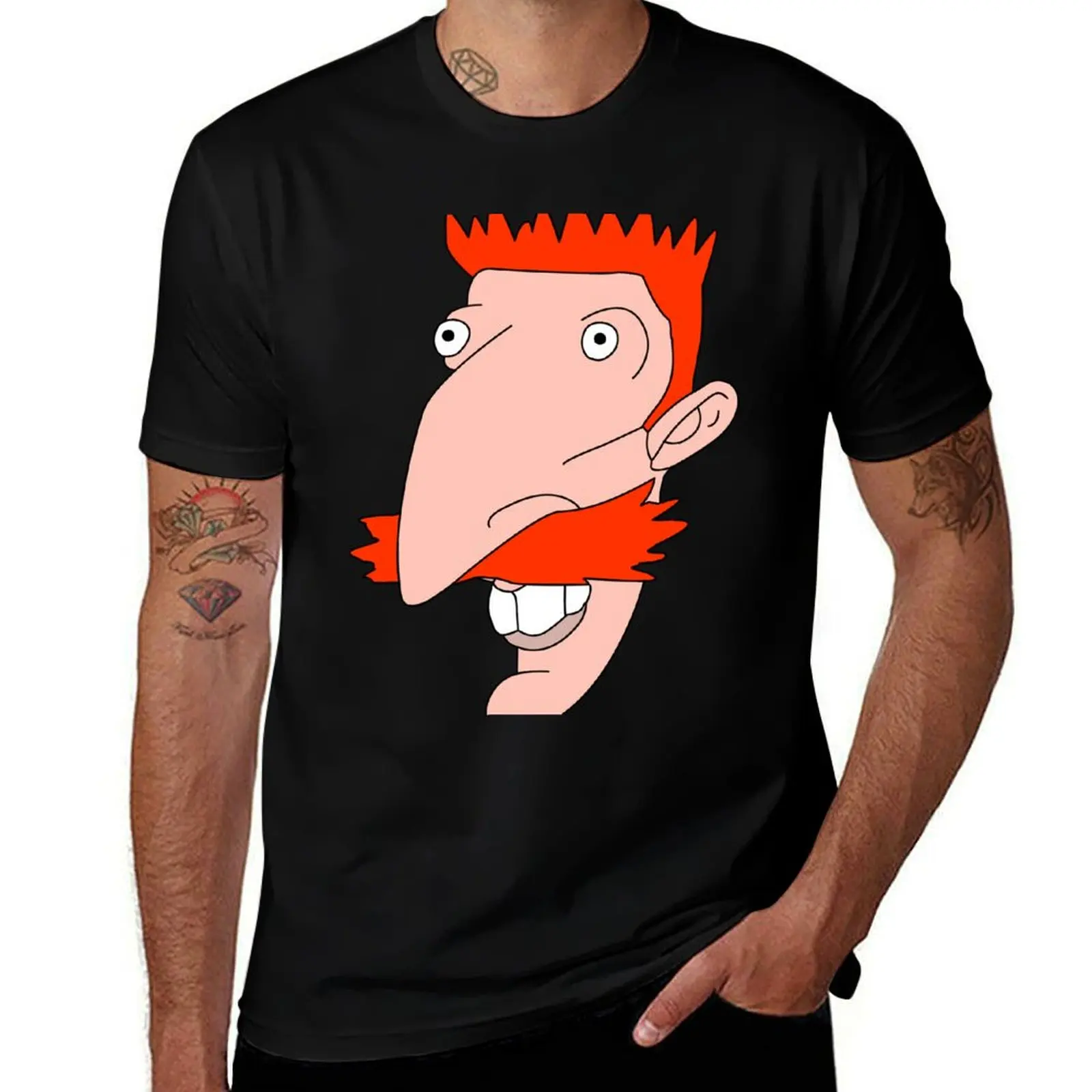 Фото Футболка Nigel Thornberry с простым принтом №1