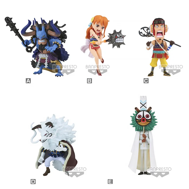 

In Stock Original BANPRESTO WCF The Island of Ghosts Vol.8 ONE PIECE Nami Usopp Kaidou Inuarashi CP0 Action Figure Toys Gifts